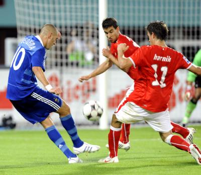 Mit Teamplay und Kampfgeist gewann die österreichische Nationalelf das erste WM-Qualifikations-Spiel gegen den Vizeweltmeister Frankreich (C) GEPA pictures / Reinhard Müller