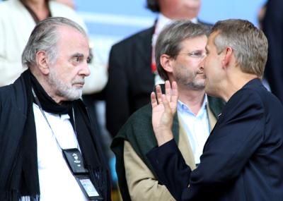 Viele prominente Gäste verfolgten das Auftaktmatch der Österreicher - unter ihnen auch Bühnenstar Maximilian Schell (C) GEPA pictures / Günter Artinger