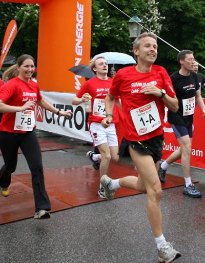 Beim diesjährigen "Go for Gold Championslauf" für die Österreichische Sporthilfe (C) GEPA pictures / Christian Ort