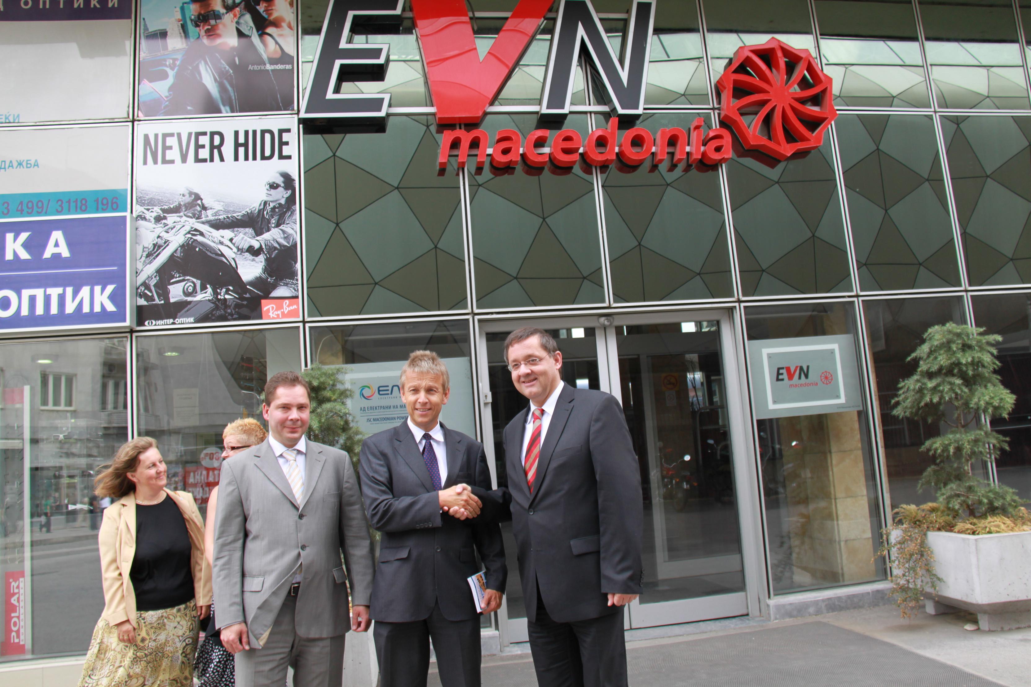 Beim Besuch der Niederlassung der niederösterreichischen EVN (C) Sven Pöllauer