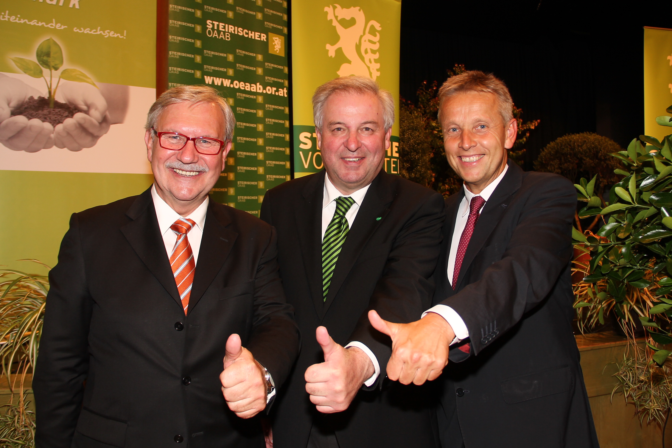 (c) BMEIA, Mit LT Präsident Franz Majcen (Fürstenfeld) undLandesparteiobmann LHStv. Hermann Schützenhöfer  